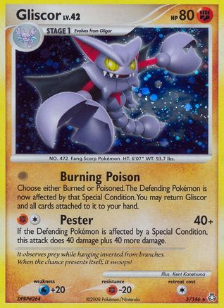 Gliscor (5) - Reverse Holofoil Legends Awakened - Holo Rare