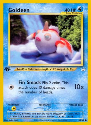 Goldeen 045 - 1st Edition Neo Revelation - Common