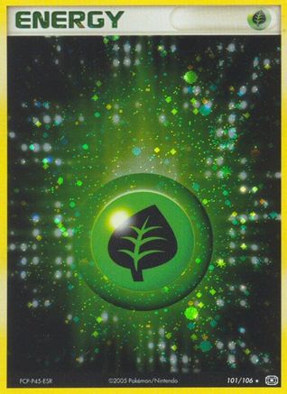 Grass Energy 101/106 - Holofoil Emerald - Holo Rare