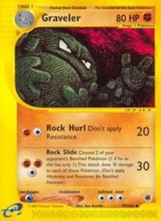 Graveler - Reverse Holofoil Expedition - Uncommon