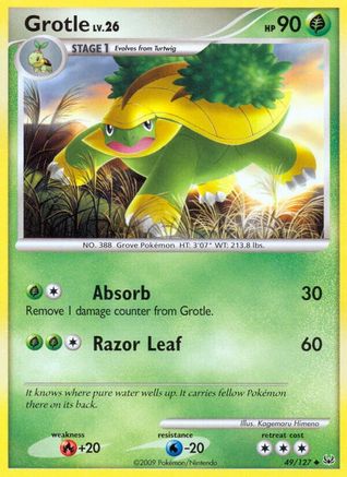 Grotle - Reverse Holofoil Platinum - Uncommon