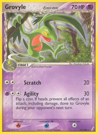 Grovyle (Delta Species)/100 Crystal Guardians - Rare