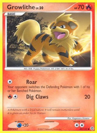 Growlithe 089 Secret Wonders - Common