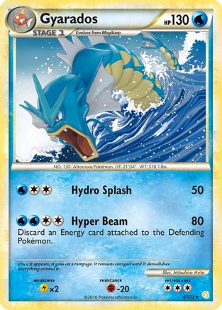 Gyarados 004 - Reverse Holofoil HeartGold SoulSilver - Holo Rare