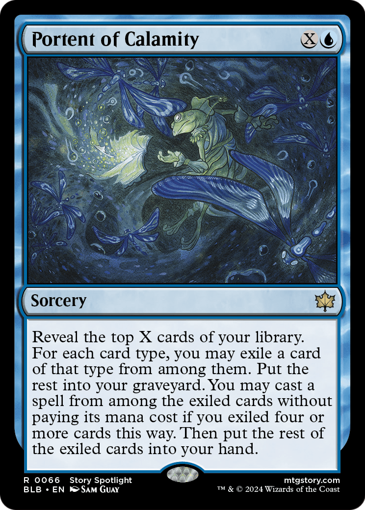 Portent of Calamity (BLB-066) - Bloomburrow Foil