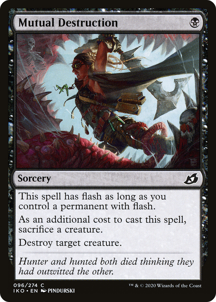 Mutual Destruction (IKO-096) - Ikoria: Lair of Behemoths Foil