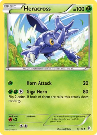 Heracross Boundaries Crossed - Uncommon