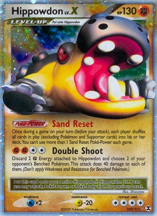 Hippowdon Lv.X - Holofoil Rising Rivals - Ultra Rare