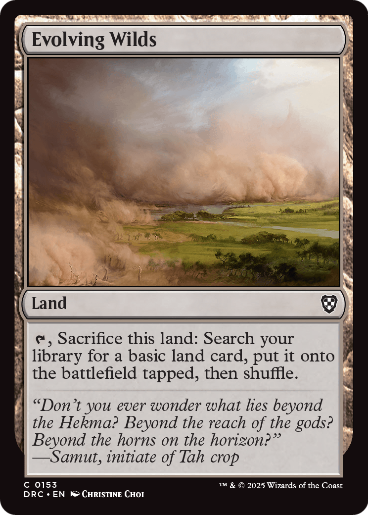 Evolving Wilds (0153) (DRC-153) - Commander: Aetherdrift