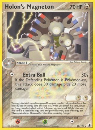 Holon's Magneton 022 - Reverse Holofoil Delta Species - Rare