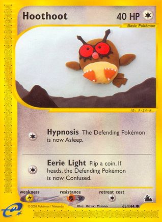 Hoothoot - Reverse Holofoil Skyridge - Common