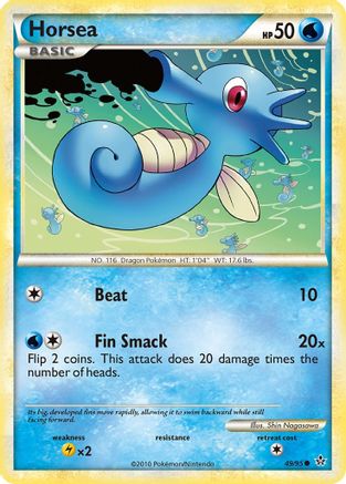 Horsea - Reverse Holofoil Unleashed - Common