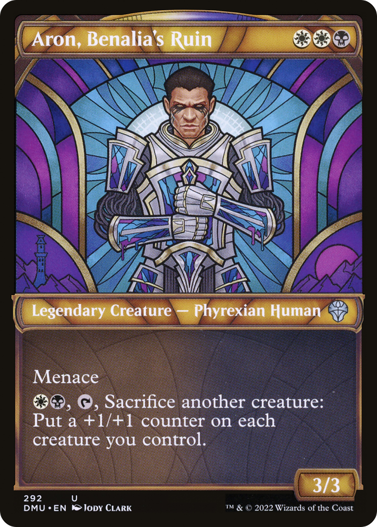 Aron, Benalia's Ruin (Showcase) (DMU-292) - Dominaria United: (Showcase) Foil