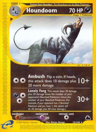 Houndoom (12) Skyridge - Rare
