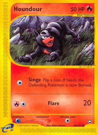 Houndour (86) (86) 086 Aquapolis - Common