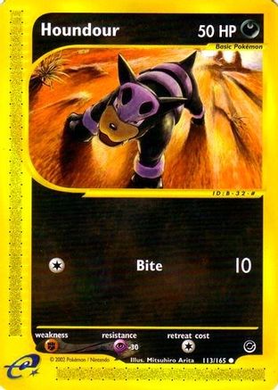 Houndour - Reverse Holofoil Expedition - Common