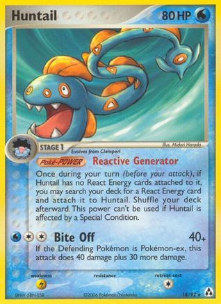Huntail - Reverse Holofoil Legend Maker - Rare