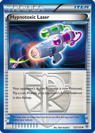 Hypnotoxic Laser (Team Plasma) 123 - Reverse Holofoil Plasma Storm - Uncommon
