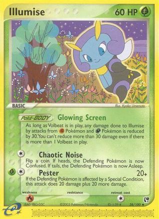 Illumise - Reverse Holofoil Sandstorm - Uncommon