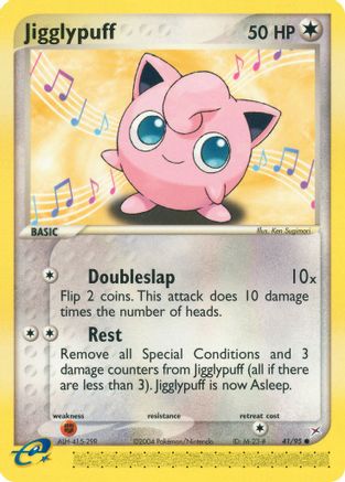 Jigglypuff - Reverse Holofoil Team Magma vs Team Aqua - Common