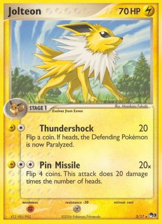 Jolteon 003/017 POP Series 3 - Rare