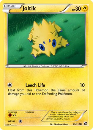 Joltik (45) (45) 045 Black and White - Common