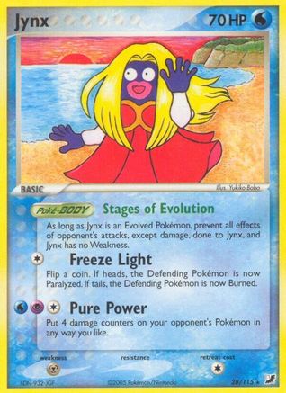 Jynx - Reverse Holofoil Unseen Forces - Rare