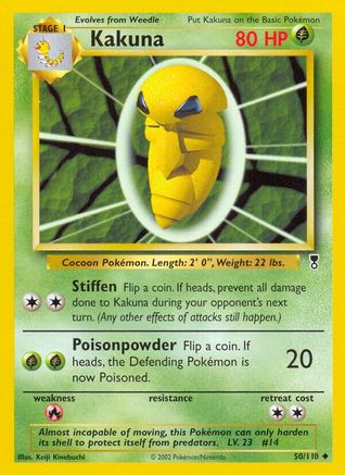 Kakuna - Reverse Holofoil Legendary Collection - Uncommon