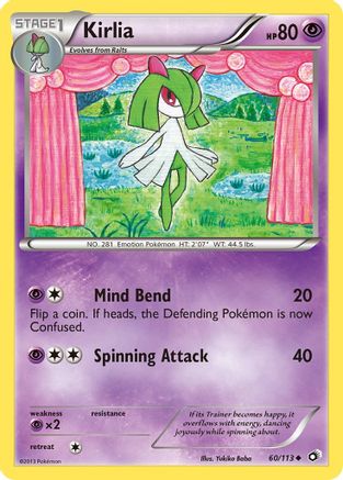 Kirlia - Reverse Holofoil Legendary Treasures - Uncommon