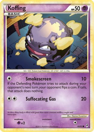 Koffing 060 - Reverse Holofoil Call of Legends - Common