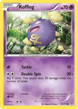 Koffing (56) Plasma Storm - Common