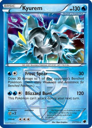 Kyurem (Team Plasma) - Holofoil Plasma Freeze - Holo Rare