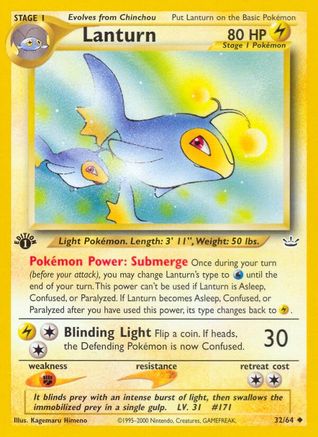 Lanturn 032 - 1st Edition Neo Revelation - Uncommon