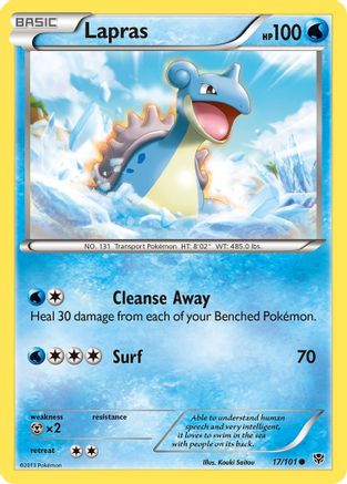 Lapras 017 Plasma Blast - Common