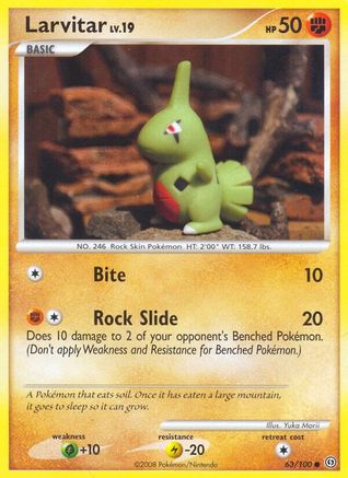 Larvitar 063 Stormfront - Common