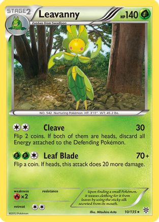 Leavanny Plasma Storm - Rare
