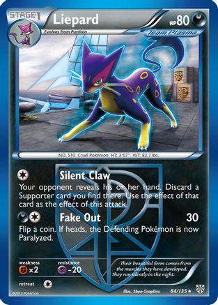 Liepard (Team Plasma) Plasma Storm - Rare