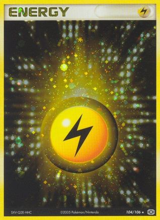 Lightning Energy - Holofoil Emerald - Holo Rare