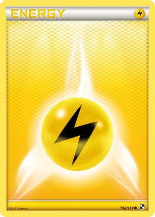Lightning Energy Black and White - Common