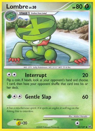 Lombre - Reverse Holofoil Platinum - Uncommon
