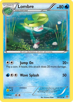Lombre - Reverse Holofoil Plasma Storm - Uncommon