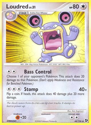 Loudred Great Encounters - Uncommon