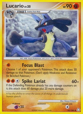 Lucario - Reverse Holofoil Legends Awakened - Uncommon