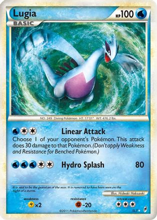 Lugia (Shiny) - Holofoil Call of Legends - Shiny Holo Rare
