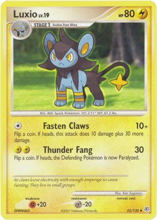 Luxio/130 - Reverse Holofoil Diamond and Pearl - Uncommon