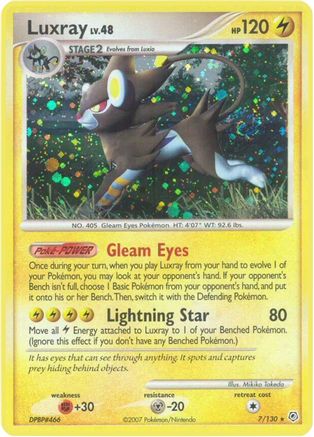 Luxray/130 - Reverse Holofoil Diamond and Pearl - Holo Rare