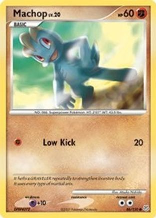 Machop - Reverse Holofoil Diamond and Pearl - Common