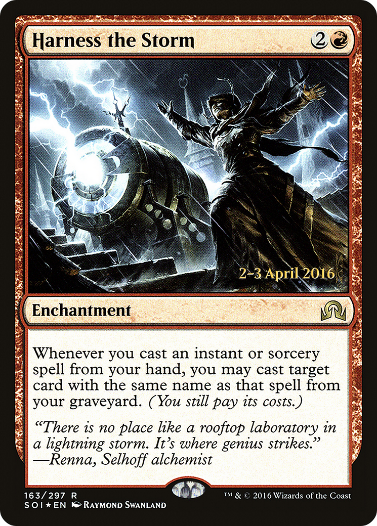 Harness the Storm (PRE-163) - Shadows over Innistrad Promos Foil