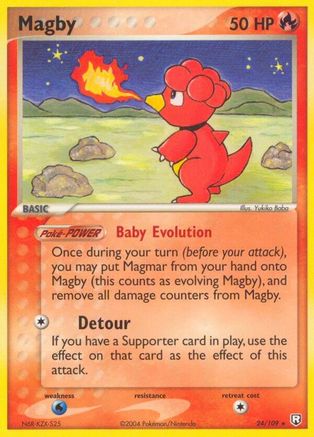 Magby 024 Team Rocket Returns - Rare