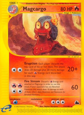 Magcargo (17) Skyridge - Rare